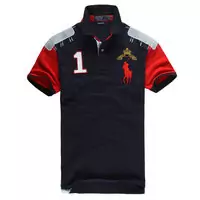 2013 t-shirt discount ralph lauren hommes big pony polo club black